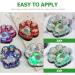 Small Tablet Nail Art Display Board - Cat Flap Tip Peak Stand for Manicure & False Lace | Bright Green Nail Polish Tray - Buy Online on GoSupps.com