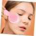Gogogmee Silicone Face Brush Silicone Face Scrubber Silicone Facial Scrubber Facial Cleansing Brush Face Scrubber Face Scrubbers Silicone Brush for Face Facial Exfoliator Brush Facial Brush 11x5cm Pink - Buy Online on GoSupps.com