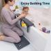 Cuddling Baby Bath Kneeler & Elbow Pad Set | Knee & Body Protection, Non-Slip Base | Toy & Bath Accessory Pocket | Compact Foldable Design - Buy Online on GoSupps.com