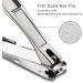 Professional Nail Clippers with Catcher for Thick Toenails - Sharp Clippers for Men and Women - Buy Online on GoSupps.com