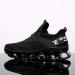 Chopben Men's Running Shoes - Blade Non Slip Fashion Sneakers, Size 11, Full Black - Buy Online on GoSupps.com