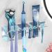 Toothbrush holder toothbrush holder wall without drilling 304 stainless steel bracket electrical toothbrush attached brushes holder razor holder bathroom toothpaste toothbrush head holder for children family
