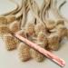 Odin Handmade Nalbinding Bone Knitting Needles - Large Eyed, Multipurpose Craft Tool for Rug Making & Weaving (Small Red) - Buy Online on GoSupps.com