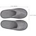 Milist Disposable House Shoes - Travel-Friendly Washable Cotton Spa Slippers for Hotels & Guests | 20 Pack Light Gray Foldable & Closed Toe - Buy Online on GoSupps.com