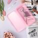 JUXYES Plastic Sterilizing Tray for Nail Art - Portable Sterilizer Organizer Transparent Storage Box for Tools & Accessories (Pink) - Shop Internationally - Buy Online on GoSupps.com