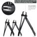 Professional 10pcs Manicure Set - Stainless Steel Nail Clippers & Pedicure Tools for Travel (Black/White) - Buy Online on GoSupps.com