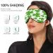 WELLDAY Sleep Mask St. Patrick's Day Clover Pattern Night Eye Shade Cover Soft Comfort Blindfold Blockout Light Adjustable Strap for Men Women - Buy Online on GoSupps.com