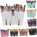 20PC eye makeup brush beauty tools neutral - Buy Online on GoSupps.com