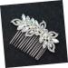 DOITOOL Wedding Hair Accessory Pearl Hair Clip Rhinestone Hair Comb Bridal Headpieces for Wedding Bridal Hair Comb Womens Barrettes for Hair Goody Hair Tiara Bride Jewelry Glass - Buy Online on GoSupps.com
