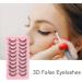 Syrisora 10 Pairs False Eyelashes Set DD Curl Wispy Fluffy Reusable 3D Multi Layer Fake Eye Lashes for Makeup Cosplay (DH06-5) - Buy Online on GoSupps.com