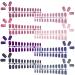 MUACHCHA 8 Pack 192 Pieces Colorful Acrylic False Nails Medium Length Square Press on Nails - DIY Nail Art Kit for Women/Girls - Manicure Salon Decor - Buy Online on GoSupps.com