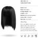 Yamel Natural Black Hair Topper with Bangs - 10 Inch Women's Wiglet for Thinning Hair - Buy Online on GoSupps.com