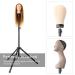 Adjustable Heavy Duty Metal Wig Stand Tripod for Styling & Display - 73.6 Inch Black with Carry Bag - Buy Online on GoSupps.com