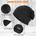 Hasagei Unisex Slouch Beanie Hat - Soft Cotton Chemo Hat for Men & Women - Classic Lightweight Spring & Winter Black Jersey - Buy Online on GoSupps.com