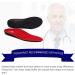 Orthotic Insoles for Flat Feet - Gosuban Maximum Cushion Arch Support Inserts for Plantar Fasciitis - Red, Men's 11-11.5, Women's 13-13.5 - Buy Online on GoSupps.com