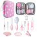 Lictin Baby Care Set 12-Piece | Newborn Essentials with Thermometer Nail Scissors Brush & Comb | Pink Baby Care Set - Buy Online on GoSupps.com