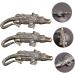 COHEALI Alligator DIY Pendant 6 Pcs Crocodile Ornament Miniatures Figurines Car Bling Accessories for Women Brass Craft Pendant Bronzex2pcs 6X2.4X1CMx2pcs - Buy Online on GoSupps.com