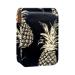 Travel Lipstick Organizer Case Lipstick Case Portable Makeup Bag With Mirror Black White Graffiti Pineapple B791w0jjci