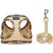 Doramio Dog Harness for Small Dogs | Reflective & Breathable Step-In Leash | Anti-Train Safety Dishes for Dogs & Cats - Beige XL - Buy Online on GoSupps.com