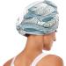 Wave Dry Hair Cap Set - 2 Piece Quick Drying Towels & Button Headband | Super Absorbent & Comfortable - Buy Online on GoSupps.com