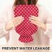 Soft Red & White Dotted Hot Water Bottle with Cover | Winter Warmth for Hands Neck & Shoulders - Shop Internationally! - Buy Online on GoSupps.com