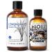HIQILI 100ML Lemongrass Essential Oil & 30ML Fresh Linen Fragrance Oil for DIY Diffuser