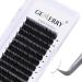 Eyelashes 0.15 single eyelashes d curl 10mm 1: 1 eyelash extensions eyelash extension single eyelash individual lashes from gemerry (0.15-d curl-10mm) 10 mm 0.15 d curl