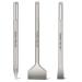 Monkey King Bar -SDS Max Bits 12INCH -SDS Max Chisel Bit- 3pcs Rotary Hammer Drill Chisel Bits Set for Drilling -Point Chisel, Scaling Chisel, Flat Chisels 11 INCH