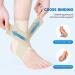 Galvaran Ankle Brace - Adjustable Breathable Compression Support for Sprained Ankles & Plantar Fasciitis Relief - Unisex Ankle Wrap Stabilizing Ligaments - Buy Online on GoSupps.com