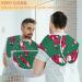 Christmas Santa Beard Bib Apron - Waterproof Hair Catcher for Men | Perfect Gift for Grooming & Shaving - Buy Online on GoSupps.com