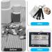 20 Reusable Black Pill Organizer Pouches - Zippered Clear Plastic Travel Bags for Medicine Storage - Buy Online on GoSupps.com