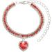 Clicitina Pet Cat Collar & Dog Hinge Chain Necklace - Anti-Coat Accessory for Small & Medium Dogs - Red L | Quality Pet Accessories Online - Buy Online on GoSupps.com
