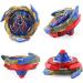 Netoke Gyro Burst Kreisel Set - 4D Metal Fusion Battling B-200 Saint Launcher LR Gift Set - Model B-163 Blue - International Shipping Available - Buy Online on GoSupps.com