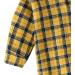 Plaid Yellow Black Sleeve Toddler Boys Hoodie Shirt | Long Sleeve Outwear Top for Babies 2-3T - Buy Online on GoSupps.com