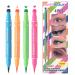 Opilroyn Colored Eyeliner Pen Vibrant Liquid Eye Makeup Smudge-Proof Eyeliner | Eye Makeup Pen Dual-Ended Stamp 4 Colors Smudge-Proof Quick-Drying Precision Tip