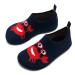 Kids Beach Swim Shoes Water Sport Shoes Barefoot Skin Boys Girls Baby Non-Slip Quick Dry Barefoot Aqua Socks Pool Surfing Yoga Garden 10.5/11 UK Crab Red
