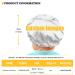 Babrukda Kids Dinosaur Satin Sleep Cap - Adjustable Bonnet for Curly Natural Hair - White Pattern - Girls Boys Toddler Children - Buy Online on GoSupps.com