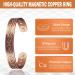Magnetic Therapy Arthritis Bracelet | Pure Copper Men's Bracelet for Pain Relief | Alleviate Arthritis & Carpal Tunnel - Buy Online on GoSupps.com