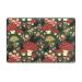 Flannel Carpet Bright Mushrooms Art Picture 60 x 39 in Non-Slip Durable Suitable for Living Room and Office Bedroom