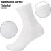 Apricitie 8 Pairs Tennis Socks - Unisex Sports Running Socks for Men & Women (Size 35-38) - Comfortable White Athletic Socks for All Sports - Buy Online on GoSupps.com