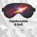 SSIMOO Outer Space Print Eye Mask - Double-Sided Soft & Light Blocking for Better Sleep Quality - International Shipping Available - Buy Online on GoSupps.com