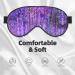 Floral Tree Print Sleep Eye Mask | Soft Blackout Silk Blindfold for Men & Women - Adjustable Comfort - Buy Online on GoSupps.com