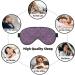 SSIMOO Purple Print Ultra-Soft Light-Blocking Eye Mask - Optimal Comfort for Restful Sleep - International Shipping Available - Buy Online on GoSupps.com