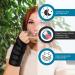 Solace Bracing Cool-Flow Wrist Support - British Made & NHS Supplied with Metal Splint - XL Left Hand Black - Buy Online on GoSupps.com