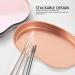 HUSHUI Stainless Steel Manicure Tray Oval Cosmetic Makeup Nail Art Jewelry Dish Desktop Decor Black Silver Champagne Gold - Buy Online on GoSupps.com