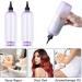 Yebeauty Clear Purple Hair Color Applicator Bottle 2 Pack - 500ml Hair Dye Bottles with Twist-On Cap for Precise Application | International Shipping Available - Buy Online on GoSupps.com