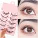 UAMOU 2-50Boxes Manga Lashes False Eyelashes Doll Korean Natural Anime Lashes Spiky Thick Faux Mink Eye Lash Strips Makeup Cheerfully (Color : M26 Size : 10 boxes) - Buy Online on GoSupps.com