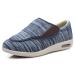 Unisex Edema Shoe for Elderly Breathable Bunions Diabetic Shoes for Women Wide Width with Adjustable Closure Outdoor Lightweight Mens Diabetic Slippers with Arch Support 8.5 Blue