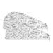 Sleepy Cat Dry Hair Cap 2 Piece Quick Drying Towel Set with Button Headband Super Absorbent Soft & Comfortable