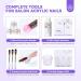 SAVILAND Acrylic Nail Kit with Drill: Professional Nail Kit Acrylic Set for Beginners with Everything (nail kit with arm rest) - Buy Online on GoSupps.com